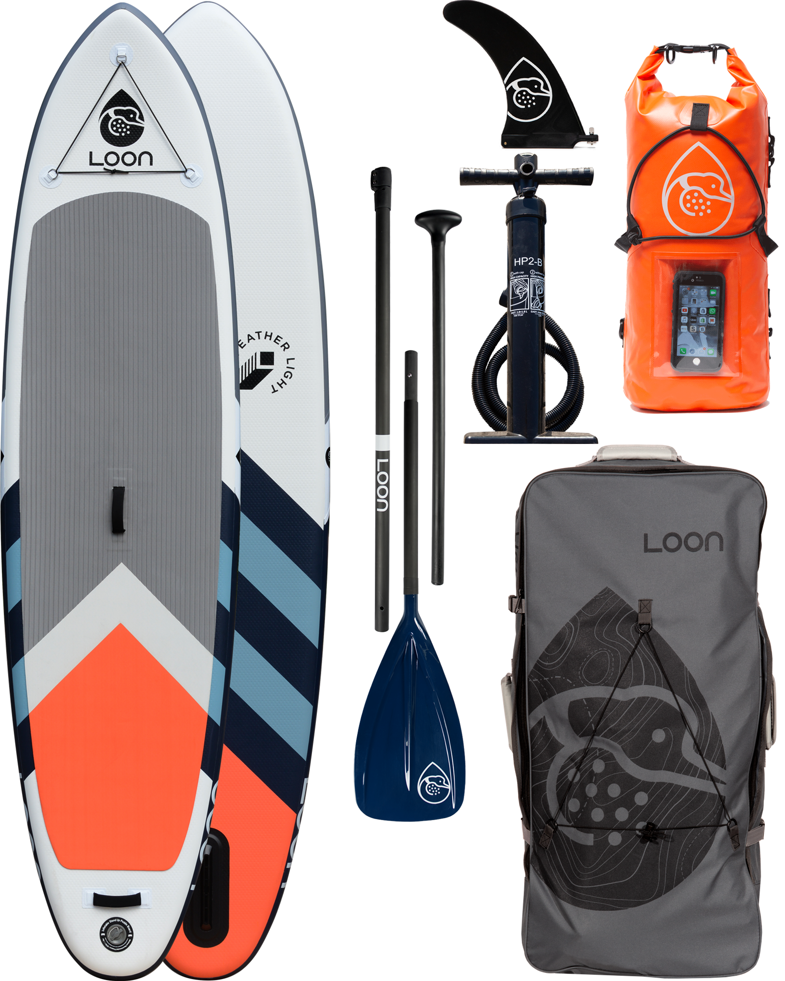 Complete SUP Package: All-Around 10'8" Inflatable Paddle Board + Paddle