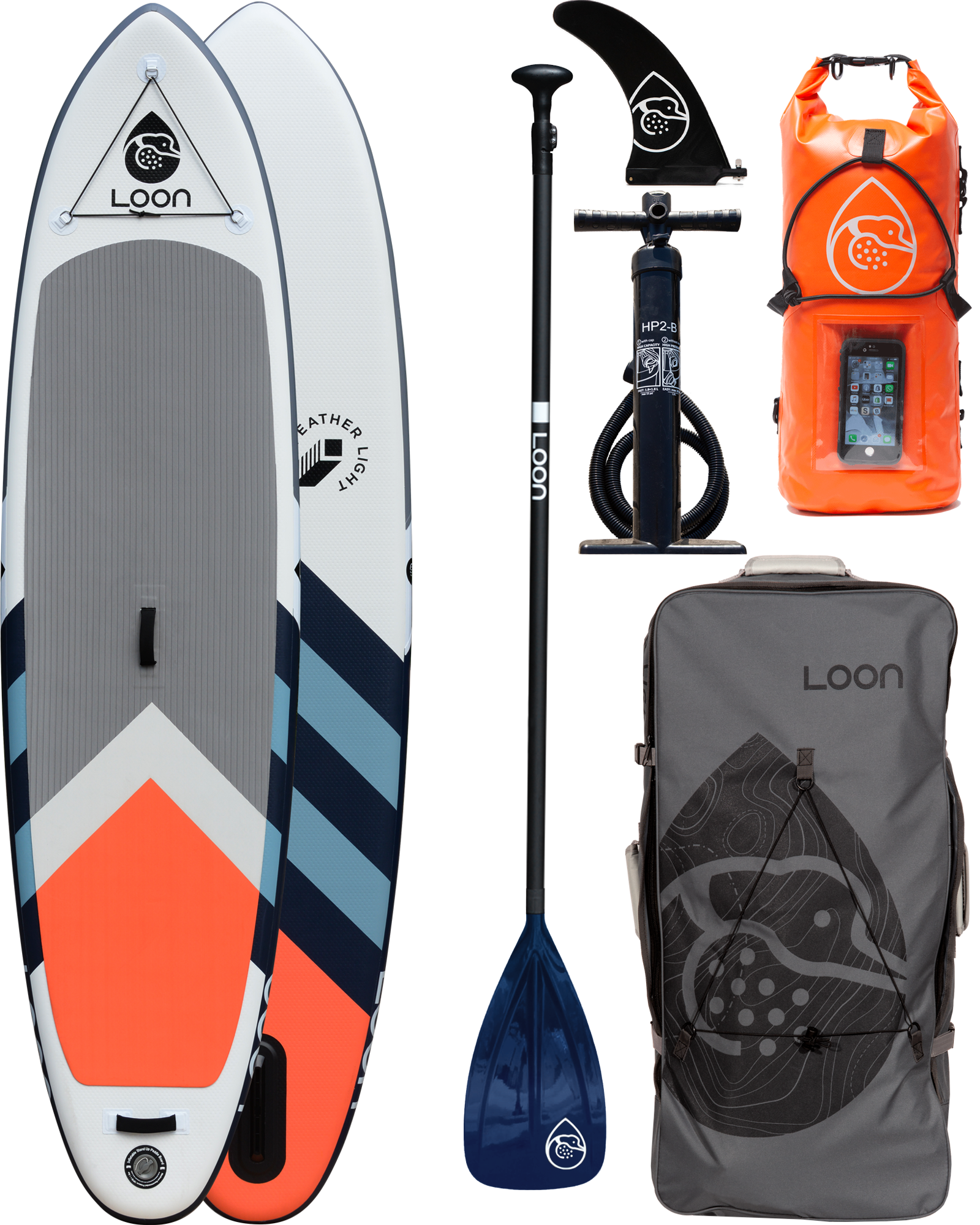 Complete SUP Package: All-Around 10'8" Inflatable Paddle Board + Paddle