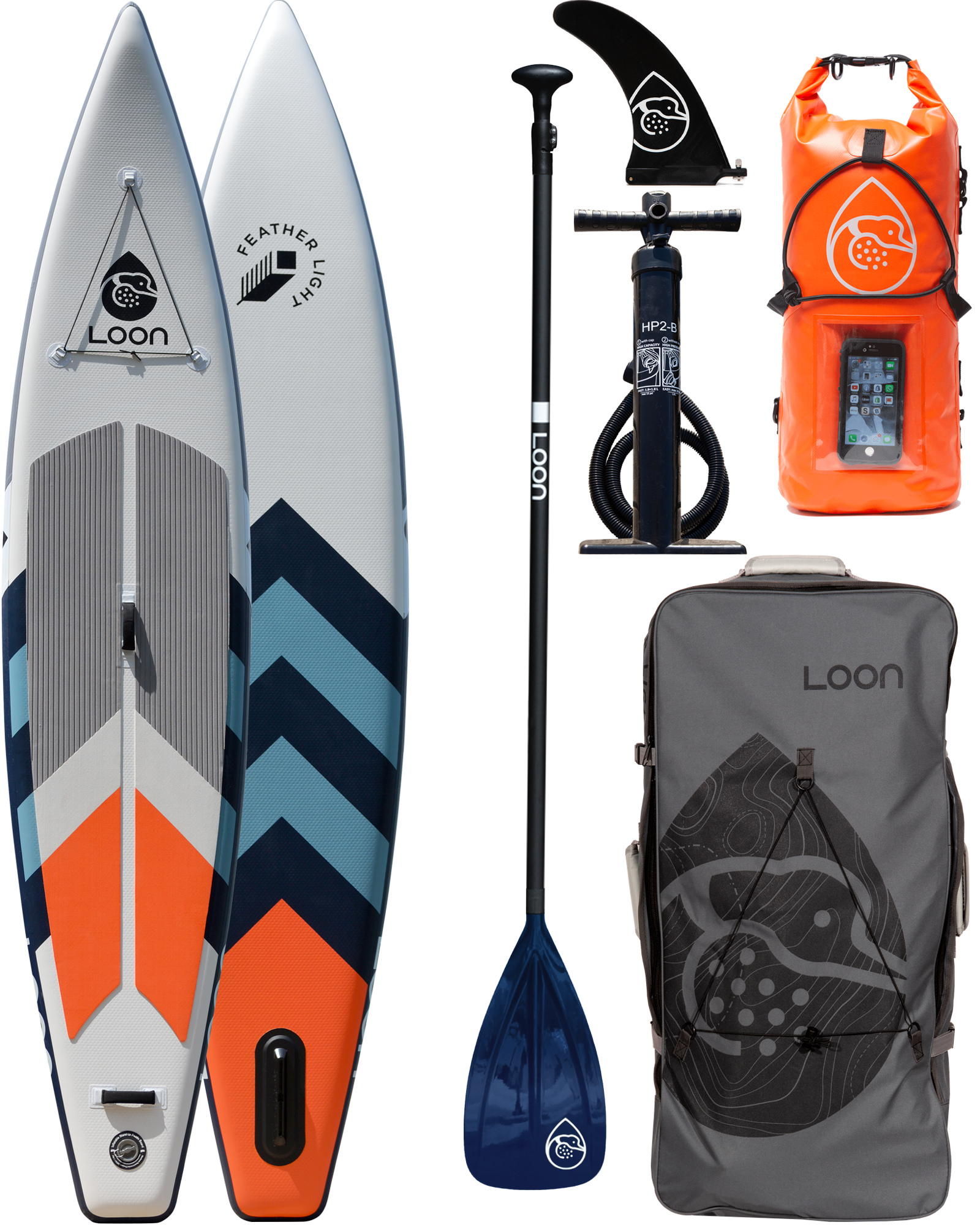 Complete SUP Package: Touring 12'6" Inflatable Paddle Board + Paddle