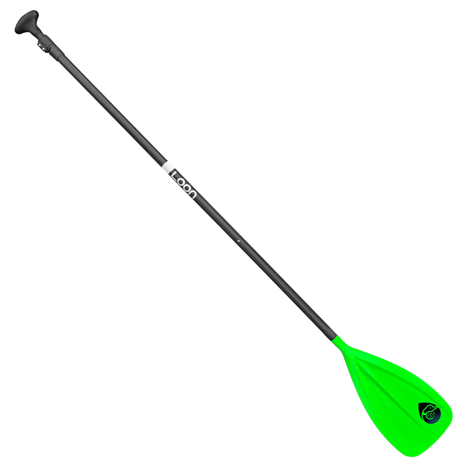 LP-01 High-Impact 3-Piece Adjustable SUP Paddle - Lime Green
