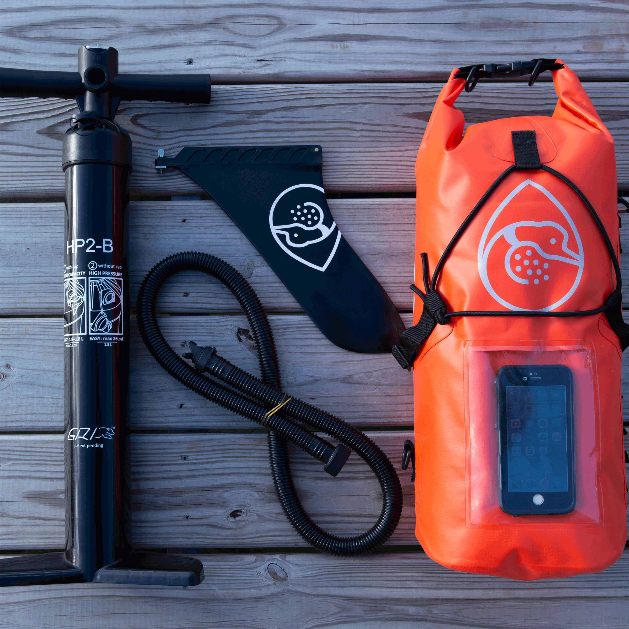 Complete SUP Package: All-Around 10'8" Inflatable Paddle Board + Paddle