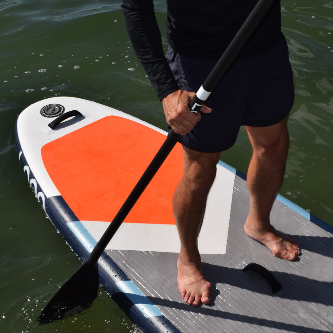 Complete SUP Package: All-Around 10'8" Inflatable Paddle Board + Paddle