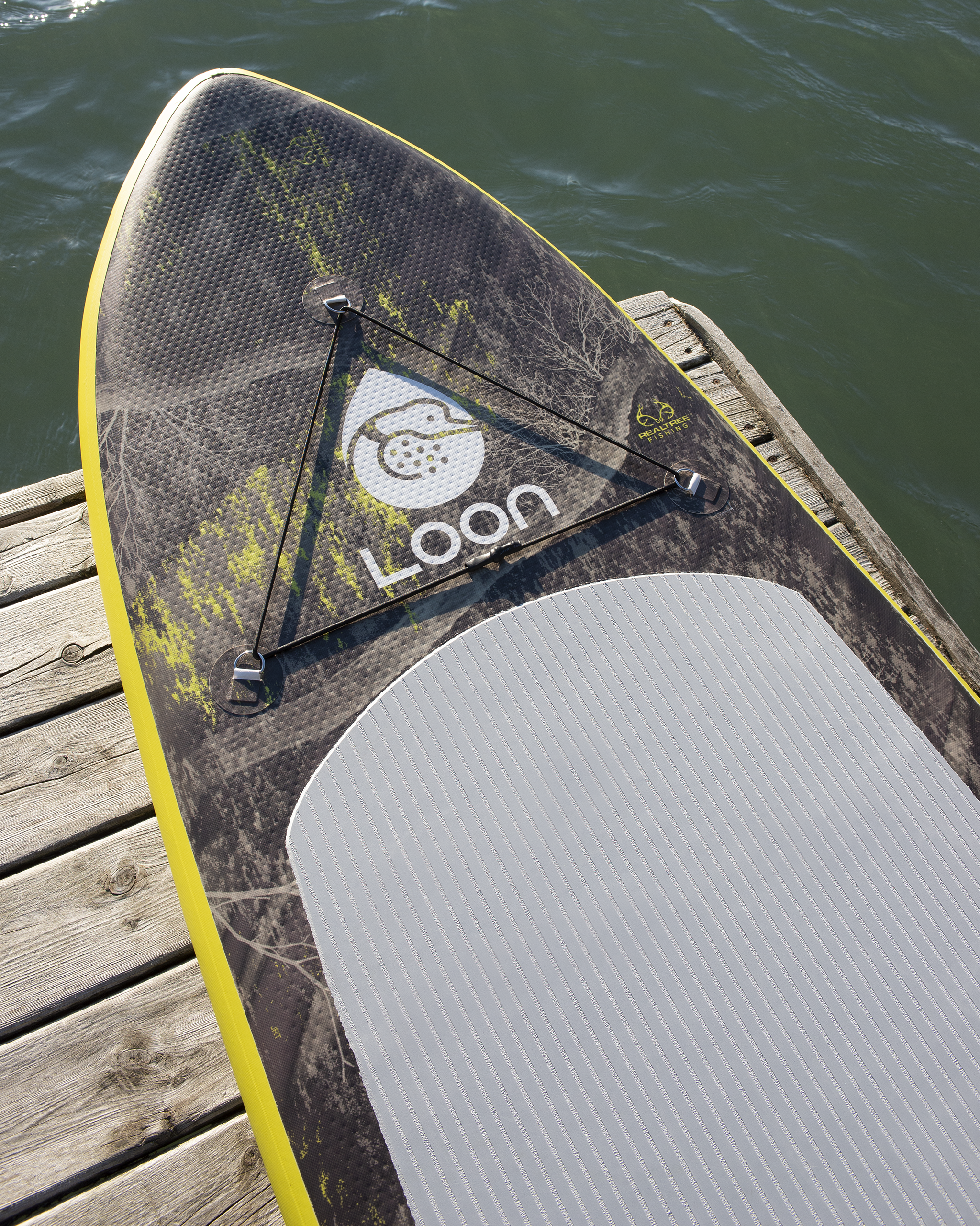 Realtree™ Fishing Hi-Viz Feather Light 10'8" Inflatable Paddle Board and Paddle Package