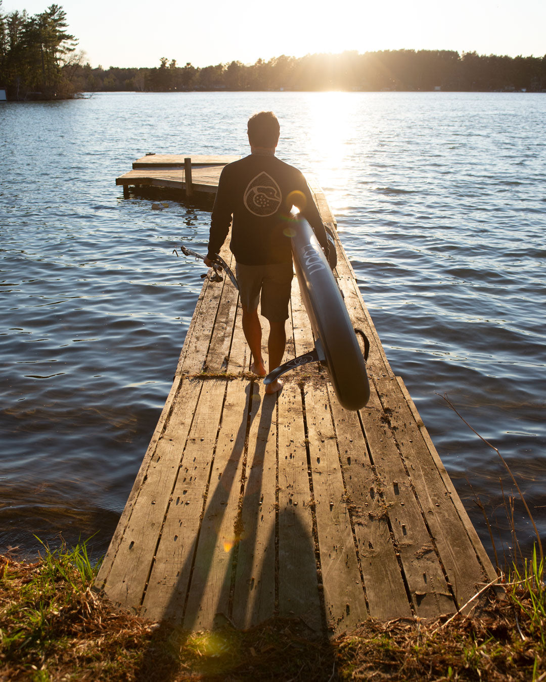 Realtree™ Fishing Hi-Viz Feather Light 10'8" Inflatable Paddle Board and Paddle Package