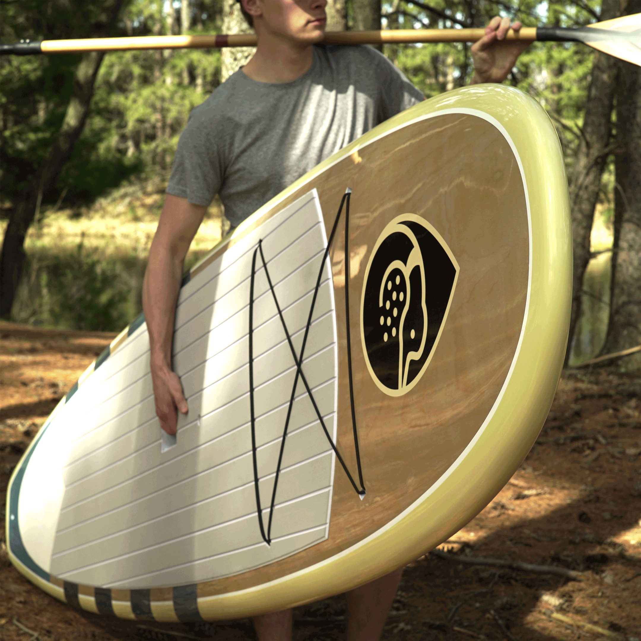 Standard Cream All-Around Paddle Board