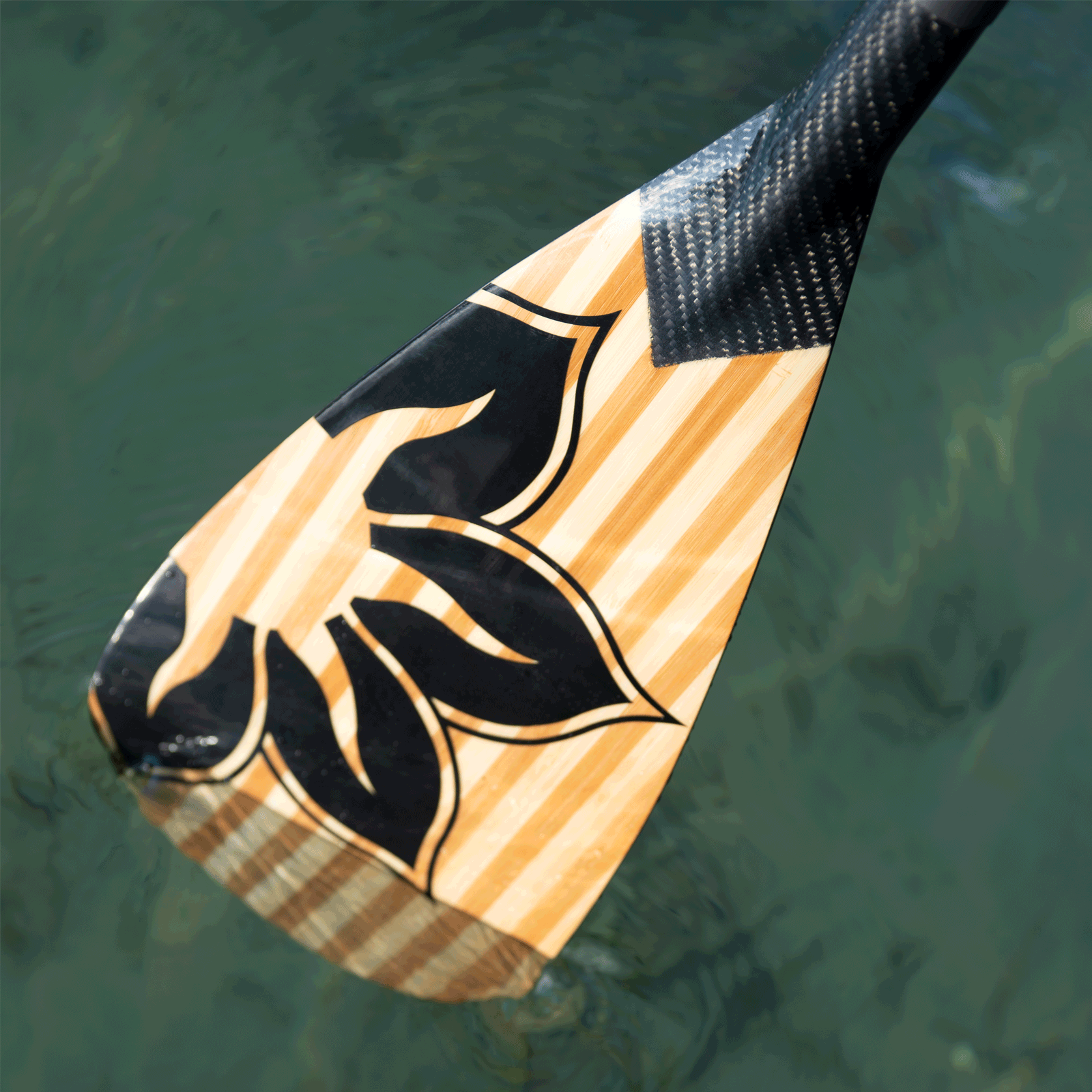 LP-03 Carbon & Bamboo Lotus Paddle