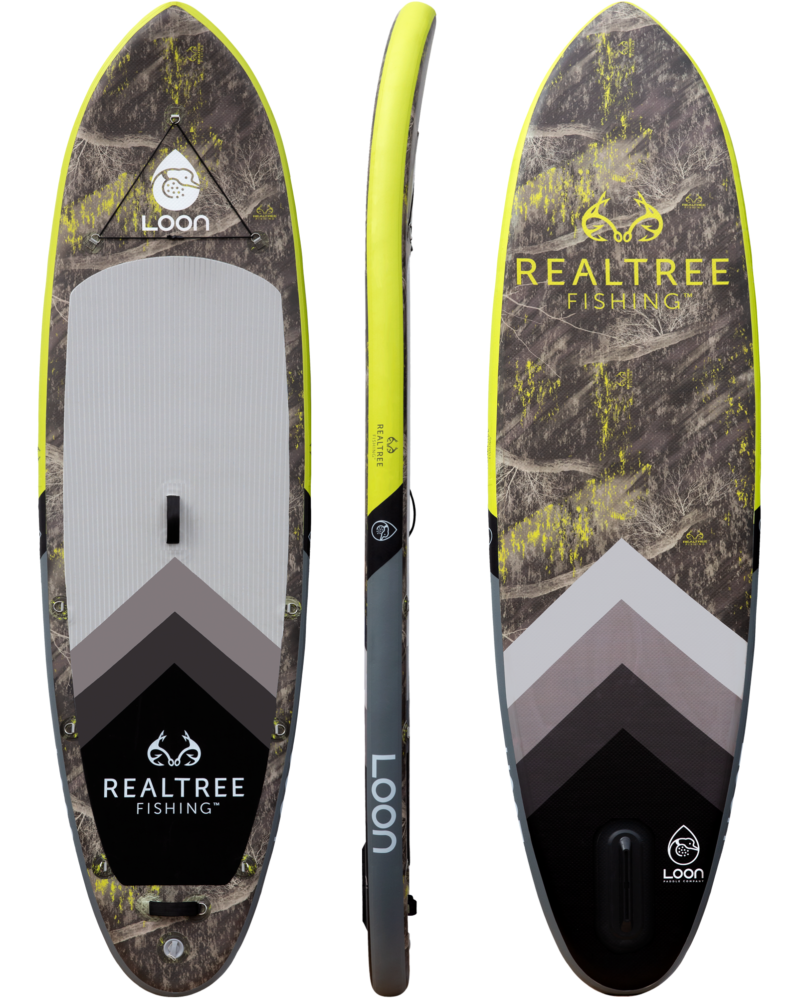 Realtree™ Fishing Hi-Viz Feather Light 10'8" Inflatable Paddle Board and Paddle Package