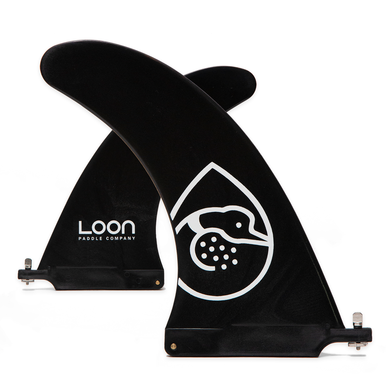 美品　Fluid Foils Dolphin Fin 9.0 スモーク Loon Paddle Company - Black 9