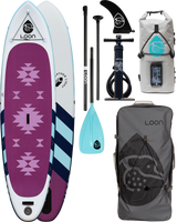 Complete SUP Package: Yoga 10'8" Inflatable Paddle Board + Paddle