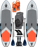 Two Board Complete SUP Package: All-Around 10'8" Inflatable Paddle Boards + Paddles