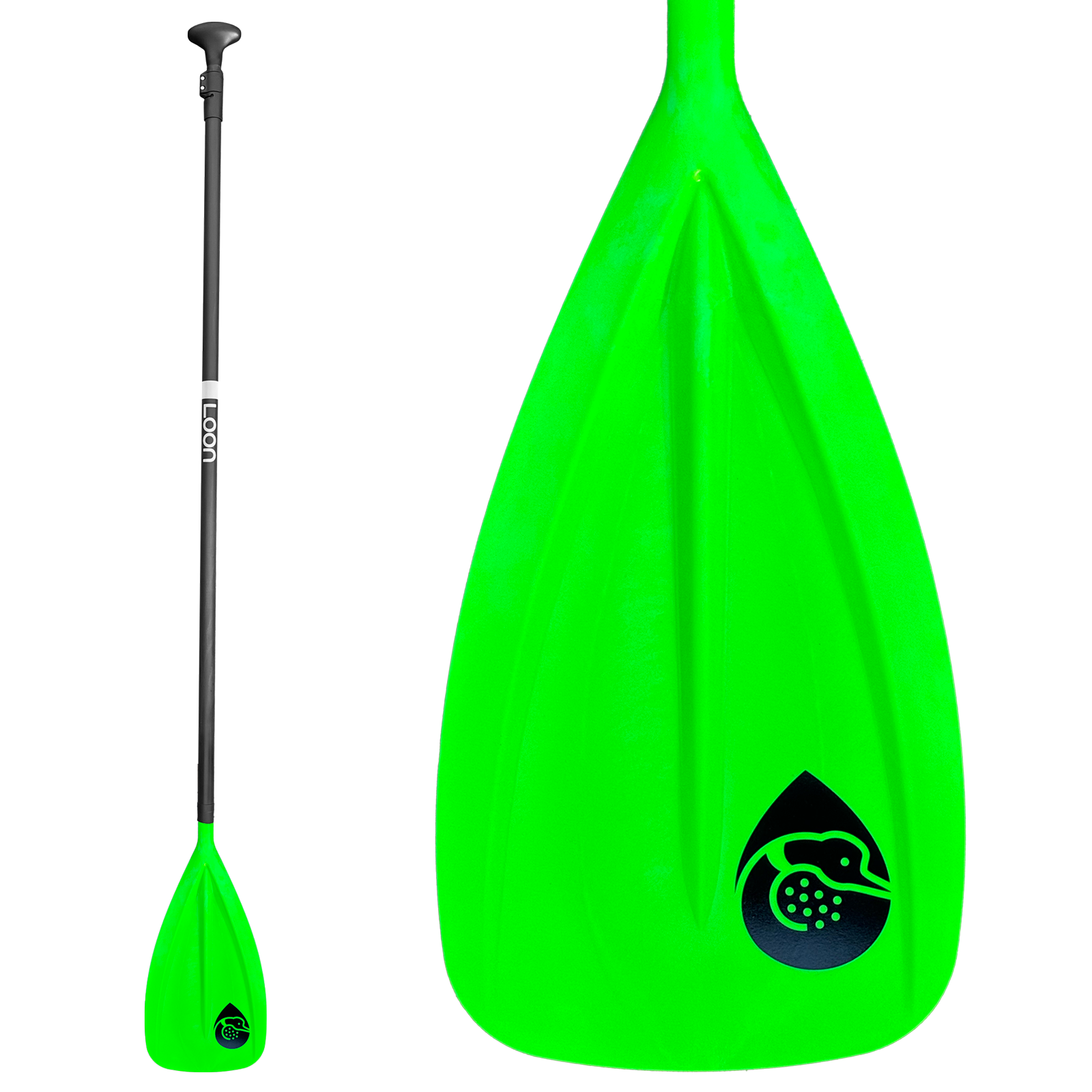 LP-01 High-Impact Adjustable SUP Paddle - Lime Green