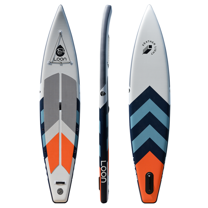 Two Board Complete SUP Package: Touring 12'6 Inflatable Paddle Boards +  Paddles