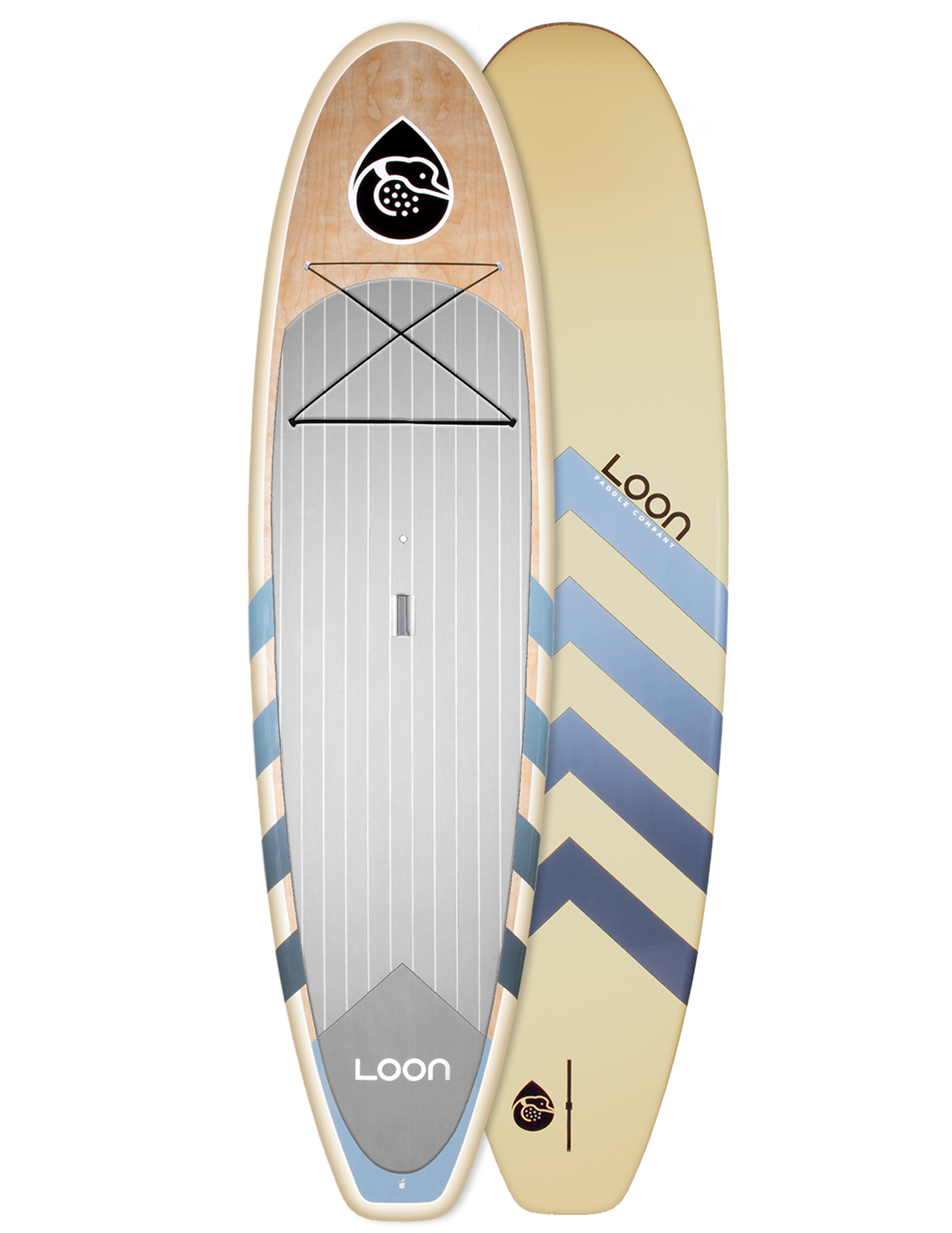 Standard Cream Wood-Look Stand Up Paddle Board