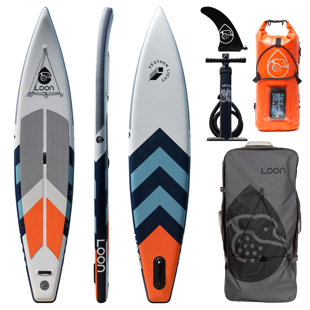Feather Light Fit 10'8 Inflatable Yoga Paddle Board – Loon Paddle